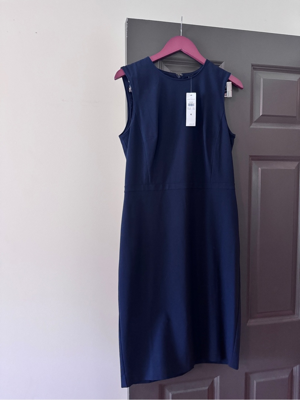 Ann Taylor Navy Midi Dress